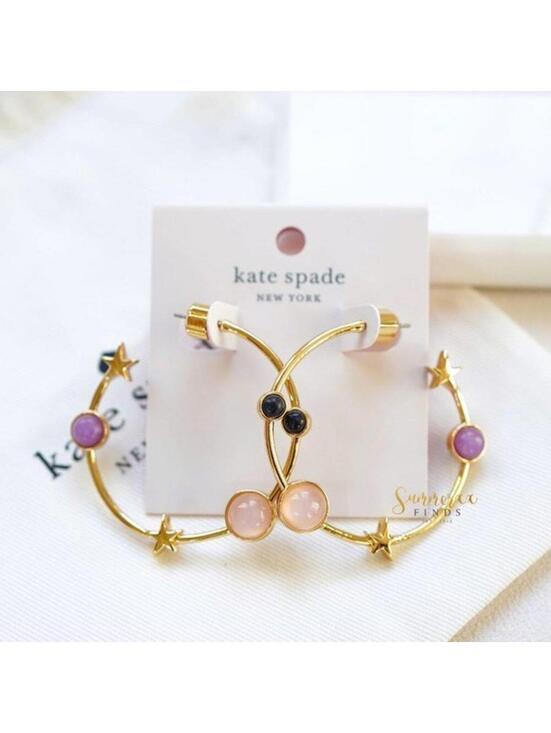kate spade Jewelry - Kate Spade On the Rocks Hoops Earrings